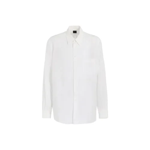 Yohji Yamamoto Pour Homme SS25 Рубашка Мужская Белая