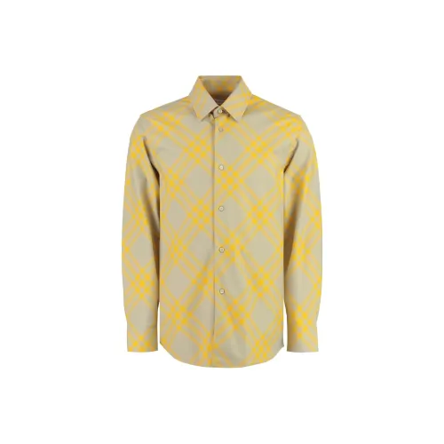 Burberry Желтые Мужские Рубашки