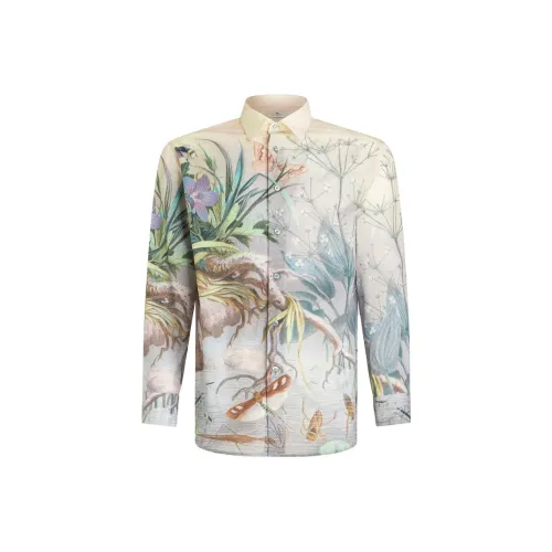 ETRO Многоцветные Мужские Рубашки