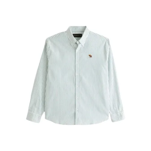 Abercrombie＆Fitch Рубашка Мужская Светло-Зеленая