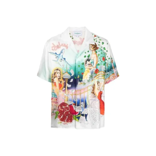 CASABLANCA Белые Мужские Рубашки