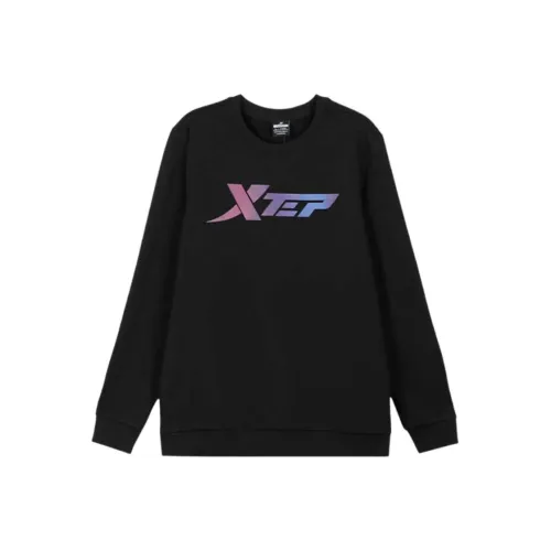 XTEP Глубокий черный Мужские Свитшоты