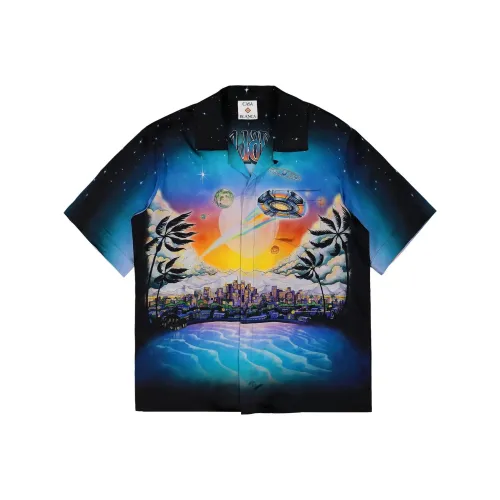 CASABLANCA SS25 Рубашка Мужская Черная