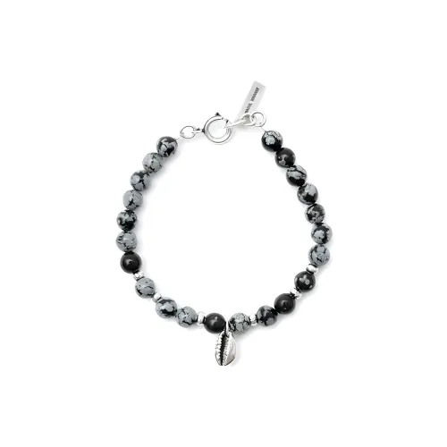 ISABEL MARANT Камень Латунь Олово Браслеты Мужской Черный Серый