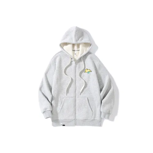 ZANSHI Серый Унисекс Свитшоты