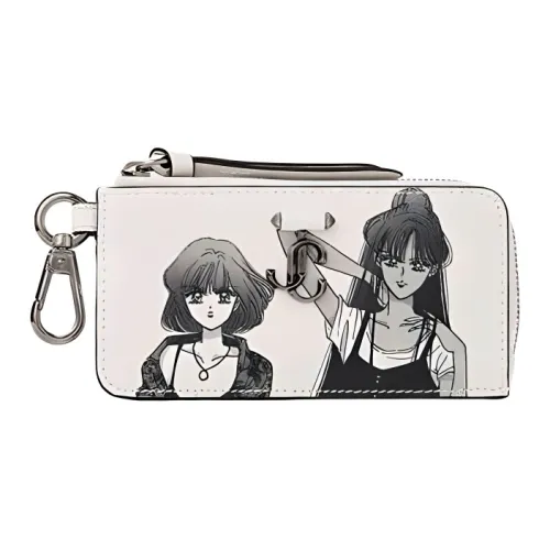 Jimmy Choo Кошелек Mini из коровьей кожи черный и белый