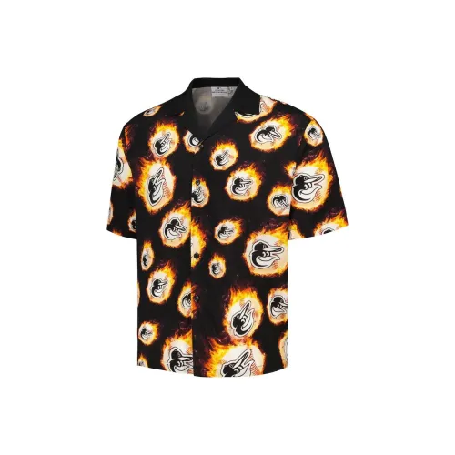 Mlb Base Logo BALTIMORE ORIOLES Черная Мужская Рубашка