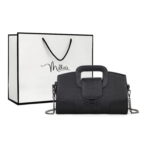 MILLIE'S Сумка через плечо из коровьей кожи сумка обычная женская черная