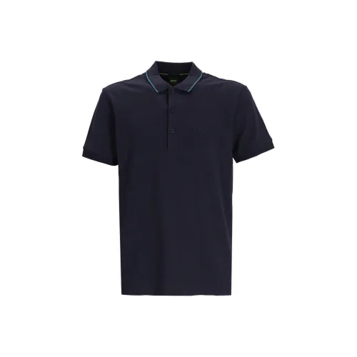 Hugo Boss Поло Мужское Морской Синий