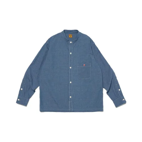 HUMAN MADE FW23 Fall/Winter Collection Синие Унисекс Рубашки