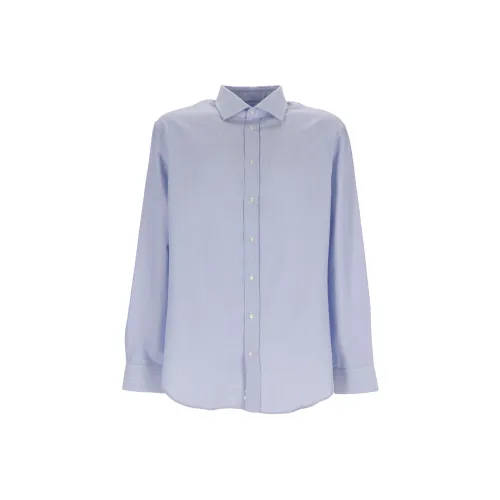 EMPORIO ARMANI Рубашка Мужская Светло-Синяя