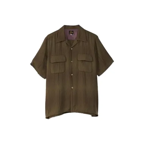 Needles Collaboration Коричневые Мужские Рубашки