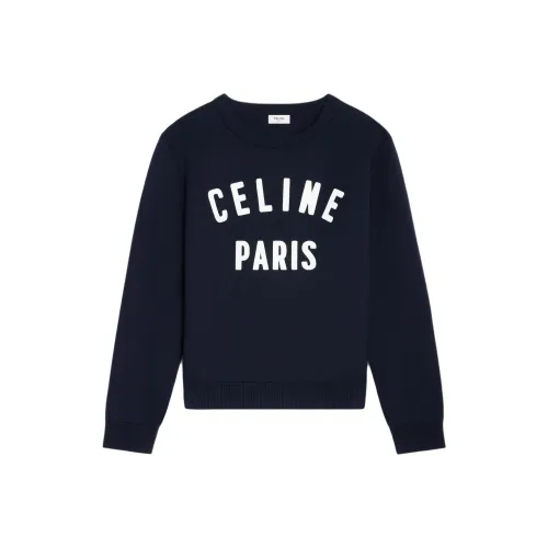 CELINE Свитшот Мужской Морской Синий