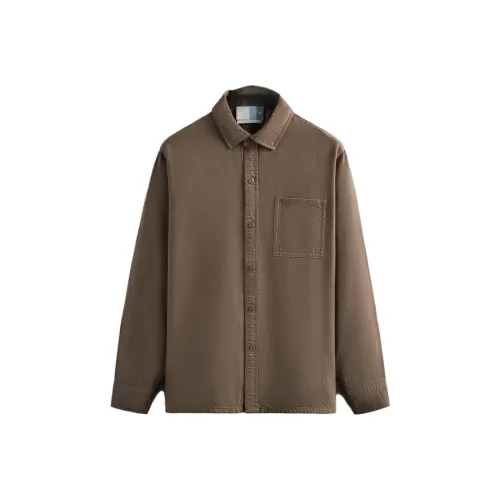 KITH Collaboration Коричневые Мужские Рубашки
