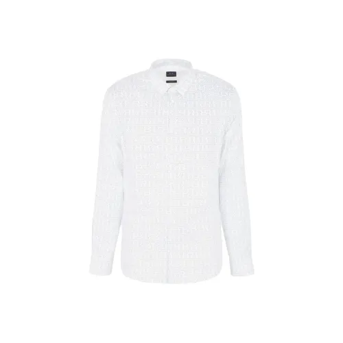 ARMANI EXCHANGE Белые Мужские Рубашки
