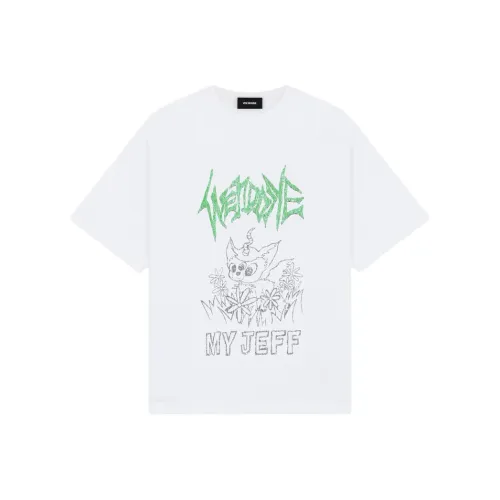 WE11DONE SS25 T-Shirt Унисекс Белый