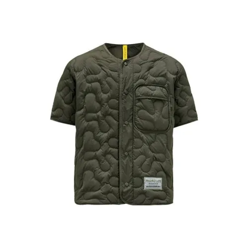 MONCLER Зеленые Мужские Рубашки