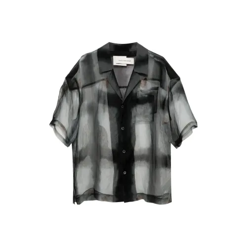 Feng Chen Wang Рубашка Мужская Черная