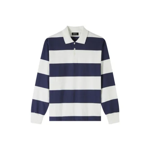 A.P.C SS25 Свитшот Мужской Темно-синий