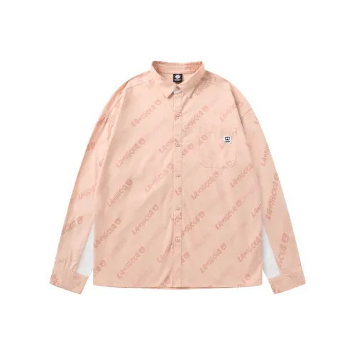 LAMLICKA Розовая унисекс рубашка
