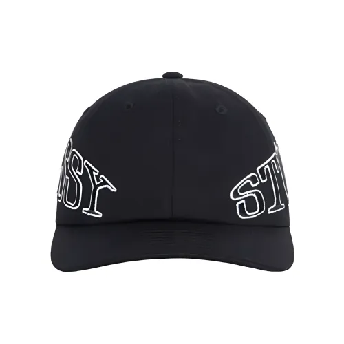 Stussy Хлопок Кепки Унисекс Черный