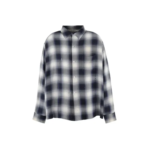 SAINT Mxxxxxx LASTMAN Collaboration Черные Мужские Рубашки