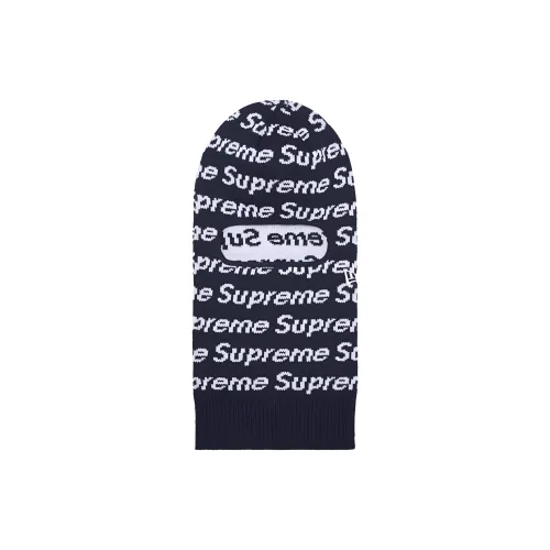 Supreme x New Era Акриловые шапки-бини унисекс темно-синие