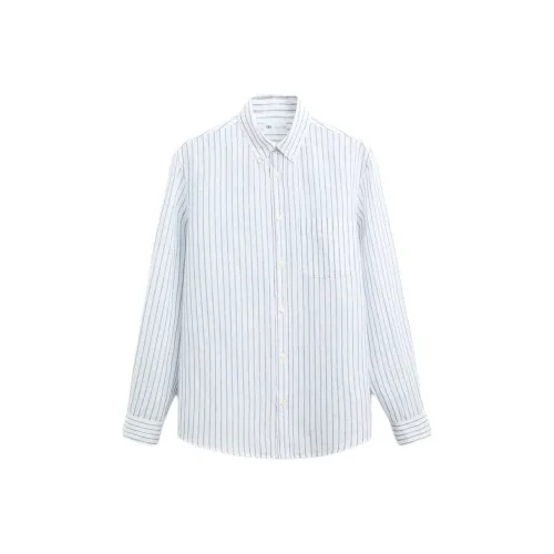ZARA Blue Men's Shirts ZARA Синие Мужские Рубашки