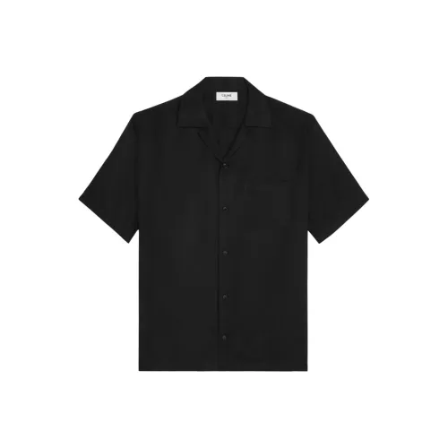 Celine Мужские Черные Рубашки