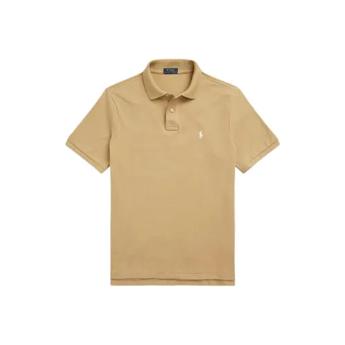 Polo Ralph Lauren Мужское Поло Коричневого цвета