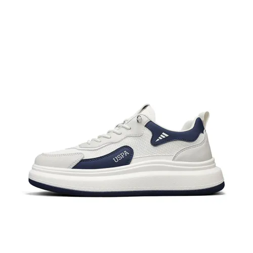 U.S. POLO ASSN. Скейтборд Кроссовки Мужские Бежевые Синие