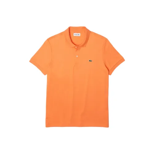 LACOSTE Поло Мужское Оранжевое