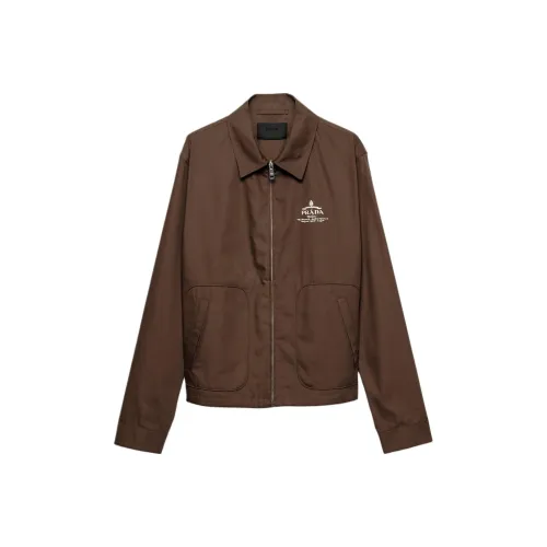 PRADA Куртки и Пальто Мужской Коричневый