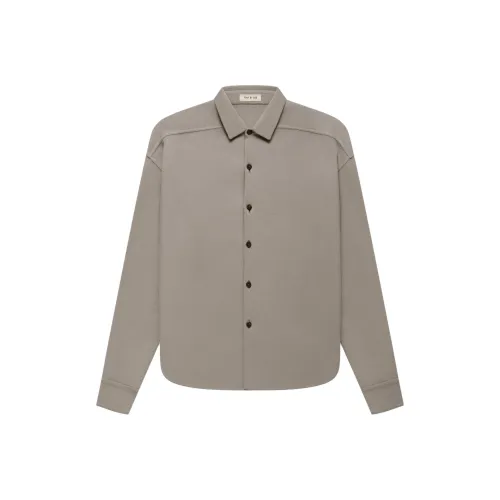 Fear of GOD Серые Унисекс Рубашки
