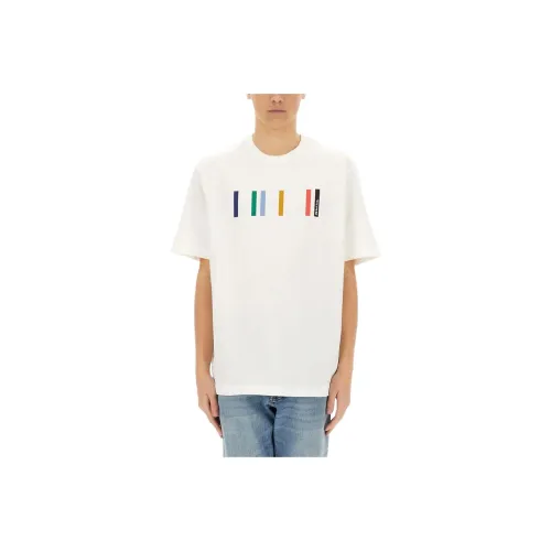 PS By Paul Smith SS25 T Рубашка Мужская Айвори Белый