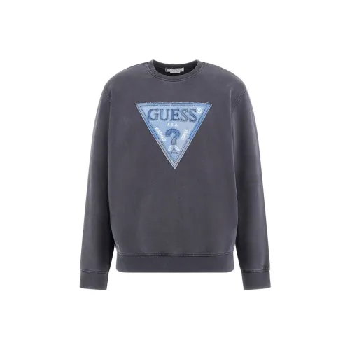 GUESS Толстовка Мужская Синий Серый