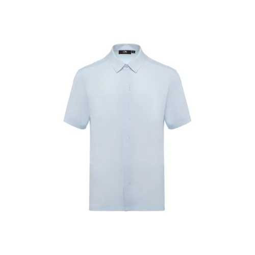 LI NING 1990 Commuter series Рубашка Мужская Облако Фарфор Синий