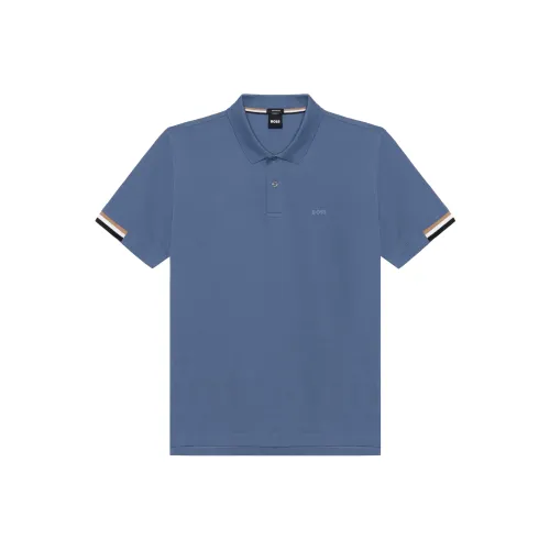 Hugo Boss Поло Мужское Светло-Синий