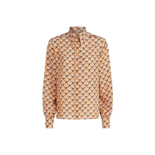 ETRO Светло-коричневые Мужские Рубашки