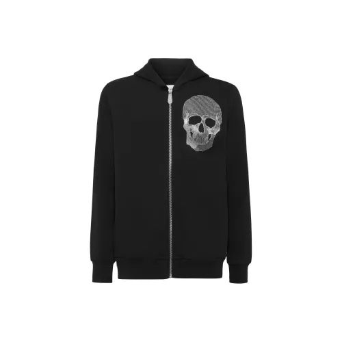 PHILIPP PLEIN Мужские черные свитшоты