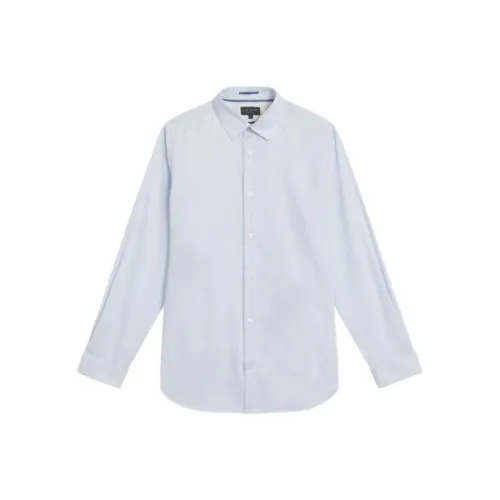 TED Baker Светло-Синие Мужские Рубашки