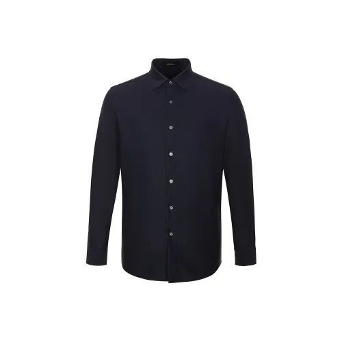 Satchi Темно-синие мужские рубашки