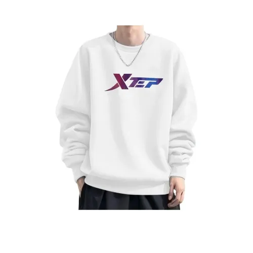 XTEP Variety Тренировки Коллекция Толстовка Мужской Pearl White