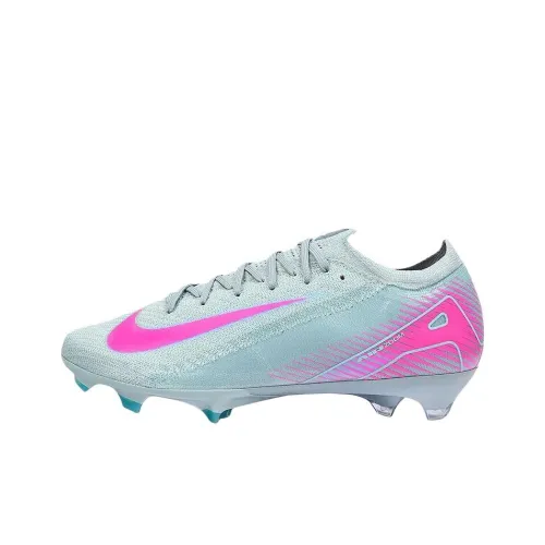 Nike Mercurial Vapor 16 Elite FG Твердый грунт Устойчивый к истиранию Мужские футбольные бутсы Синий Розовый
