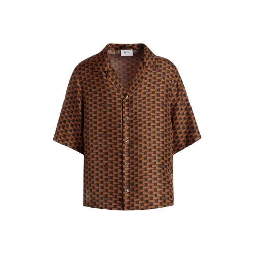 BALLY Коричневый Мужской Рубашки