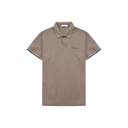 BEN SHERMAN Поло Мужское Красный Коричневый