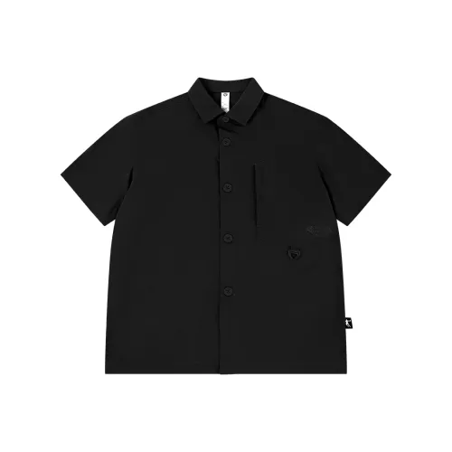 QIAODAN Мужские черные рубашки