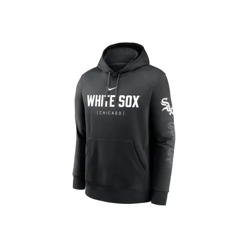 Nike x MLB Chicago White SoxClub Мода Свитшот Мужской Черный