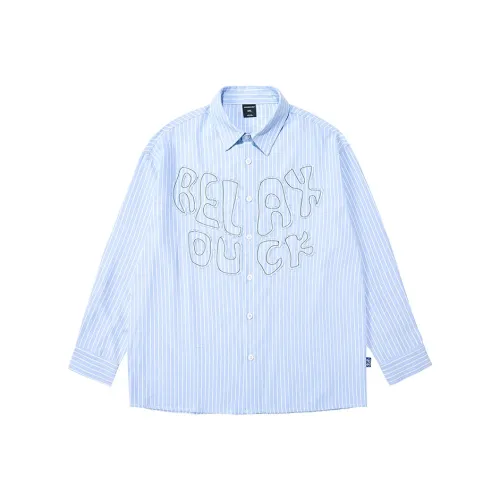 WAYNEXZAVIER Светло-синие мужские рубашки