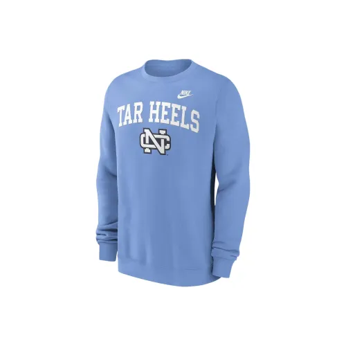 Nike College Северная Каролина Tar Heels Legacy Классический Свод Over Логотип Толстовка Мужской Мужество Синий